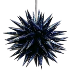 Traditional Polish Star Ornament "Hedgehog" - Jez Midnight Sky