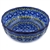 Polish Pottery 11" Fluted Serving Bowl. Hand made in Poland. Pattern U4744 designed by Maria Starzyk.