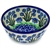 Polish Pottery 5" Ice Cream Bowl. Hand made in Poland and artist initialed.