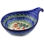 Polish Pottery 7" Condiment Dish. Hand made in Poland and artist initialed.