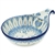 Polish Pottery 7" Condiment Dish. Hand made in Poland. Pattern U4872 designed by Maria Starzyk.