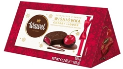 Wawel Dark Chocolate Cherry Liquor Pralines: Wisniowka 185g/6.52oz.