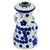 Polish Pottery 5" Candle Holder. Hand made in Poland and artist initialed.