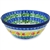 Polish Pottery 7" Nesting Kitchen Bowl. Hand made in Poland. Pattern U3783 designed by Krystyna Dacyszyn.