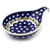 Polish Pottery 7" Condiment Dish. Hand made in Poland and artist initialed.