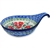 Polish Pottery 7" Condiment Dish. Hand made in Poland and artist initialed.