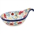 Polish Pottery 7" Condiment Dish. Hand made in Poland. Pattern U4869 designed by Teresa Liana.