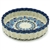 Polish Pottery 6" Fluted Pie Dish. Hand made in Poland and artist initialed.