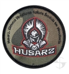 School Emblem "HUSARZ Wroclaw"  3" Round Jacket Patch