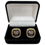 Polish Silver Eagle Cufflink Set