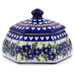 Unikat Polish Pottery Stoneware Trinket Box 4 in. U90