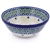 Polish Pottery 6" Bowl. Hand made in Poland and artist initialed.