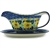 Polish Pottery 20 oz. Gravy Boat 2 piece set. Hand made in Poland. Pattern U1789 designed by Wirginia Cebrowska.