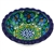 Polish Pottery 3.5" Tart Dish. Hand made in Poland. Pattern U151 designed by Maryla Iwicka.