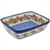 Polish Pottery 10" Rectangular Baker. Hand made in Poland. Pattern U5067 designed by Maria Starzyk.