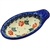 Polish Pottery 4" Spoon Rest. Hand made in Poland and artist initialed.