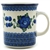 Polish Pottery 15 oz. Everyday Mug. Hand made in Poland and artist initialed.