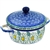 Polish Pottery Stoneware Baker with Cover 5.5 in.