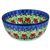 Polish Pottery 5" Ice Cream Bowl. Hand made in Poland and artist initialed.