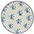 Polish Pottery 8" Dessert Plate. Hand made in Poland. Pattern U4980 designed by Teresa Liana.