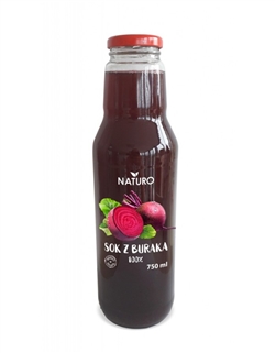 Naturo  100%  Beetroot Juice : Sok Z Buraka 750ml/25.36oz