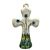 Polish Pottery 5" Cross. Hand made in Poland. Pattern U4707 designed by Jacek Chyla.