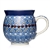 Polish Pottery 11 oz. Bubble Mug. Hand made in Poland and artist initialed.