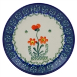 Polish Pottery Stoneware Plate 4 in.