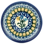 Polish Pottery Stoneware Plate 4 in.