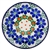 Polish Pottery 4" Plate. Hand made in Poland and artist initialed.