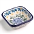 Polish Pottery 3" Condiment Dish. Hand made in Poland and artist initialed.