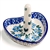 Polish Pottery 3" Ring Holder. Hand made in Poland and artist initialed.