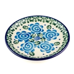 Polish Pottery Stoneware Plate 4 in.