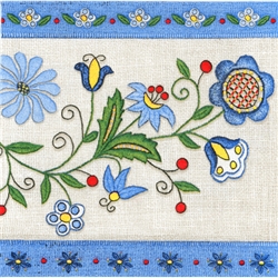 Polish Folk Art Luncheon Napkins (package of 20)   'Zukowski Embroidery Folk II''