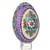 Hand Painted Opole Style Goose Egg - Violet