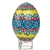 Hand Painted Opole Style Duck Egg - Red, Blue And Gold