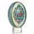 Hand Painted Opole Style Duck Egg - Blue And Gold