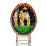 Hand Decorated Ukrainian Design Chicken Egg