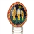 Hand Decorated Ukrainian Design Chicken Egg - Mushrooms