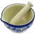 Polish Pottery 3" Mortar and Pestle. Hand made in Poland and artist initialed.