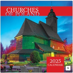 2025 Churches Of Poland Calendar - 12 Months, 11 x 11