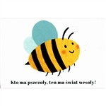 Post Card:  Bee Happy!