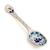 Polish Pottery 5" Sugar Spoon. Hand made in Poland.