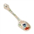 Polish Pottery 5" Sugar Spoon. Hand made in Poland. Pattern U4794 designed by Teresa Liana.