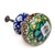 Polish Pottery 1" Drawer Pull Knob. Hand made in Poland. Pattern U151 designed by Maryla Iwicka.