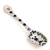 Polish Pottery 5" Sugar Spoon. Hand made in Poland.