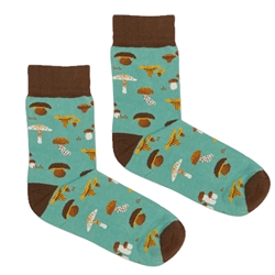 Polish Mushroom Pattern Socks - Skarpetki