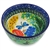 Polish Pottery 5" Ice Cream Bowl. Hand made in Poland. Pattern U2021 designed by Teresa Liana.