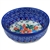 Polish Pottery 4" round Bowl. Hand made in Poland. Pattern U1906 designed by Karolina Sliwinska.