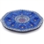 Polish Pottery 9.5" Round Egg Tray. Hand made in Poland. Pattern U408 designed by Jacek Chyla.